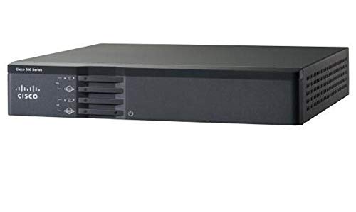 Cisco 867 VAE Ethernet/LAN schwarz Router angeschlossen - Router verbunden (10,100,1000 Mbit/s, 10/100/1000Base-T (x), Ethernet (RJ-45), SNMP, SSH, schwarz, 1U)