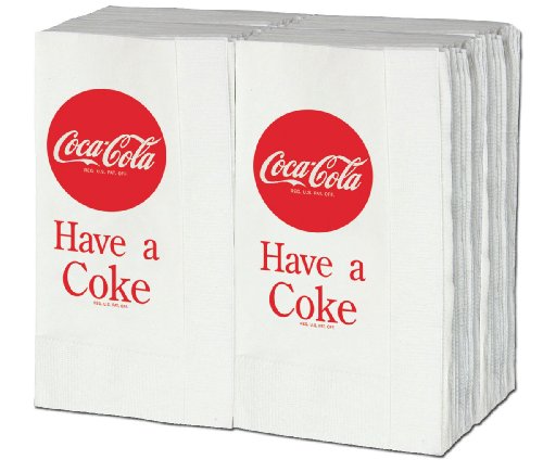 Papierservietten mit Aufschrift "Have a Coke", 100 Stück