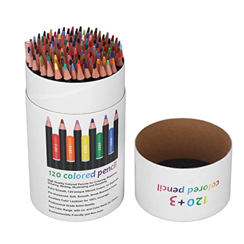 Rengu Buntstifte, 120 Buntstifte für Erwachsene und eine Schachtel für