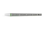 Allied Telesis AT GS980M/52 - Switch - verwaltet - 48 x 10/100/1000 (PoE+) + 4 x Gigabit SFP - Desktop, an Rack montierbar, wandmontierbar - PoE+ (370 W)