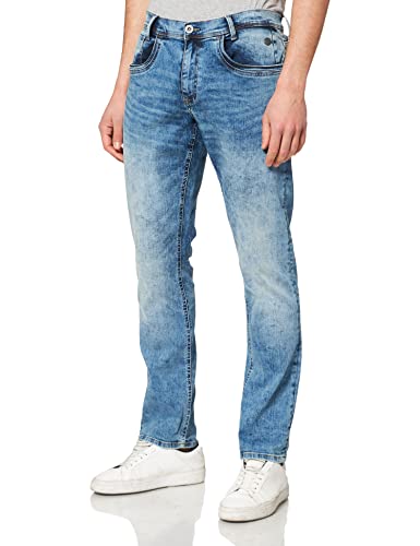 BLEND Herren Blizzard Tapered Fit Jeans, Blau (Denim Middle Blue 76201), W34/L30 (Herstellergröße: 34)