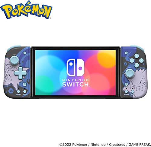 HORI Nintendo Switch Split Pad Compact (Gengar) - Ergonomic Controller for Handheld Mode (Pokémon) - Officially Licensed