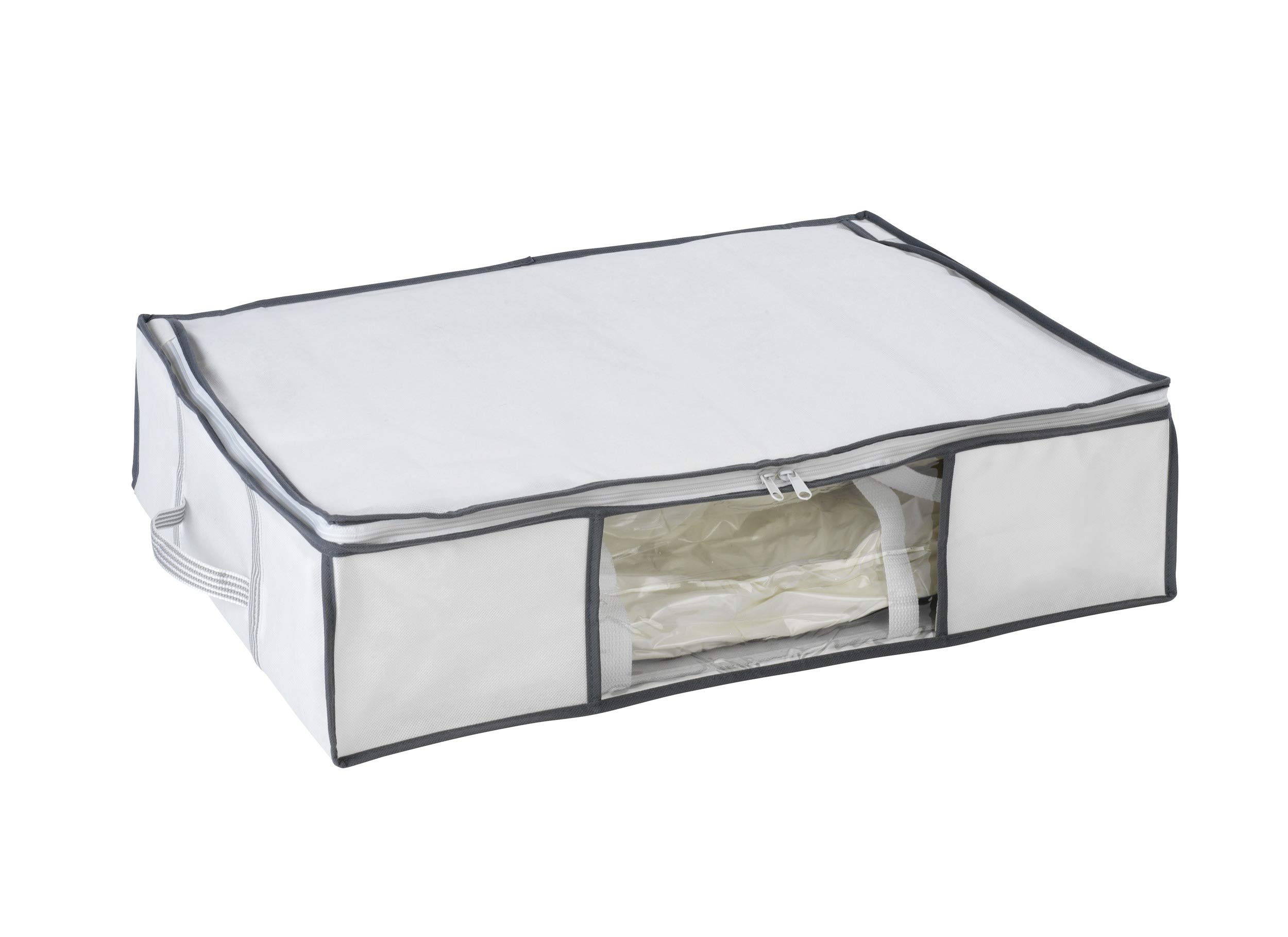 WENKO Vakuum Soft Box M, Polypropylen, 65 x 15 x 50 cm, Weiß