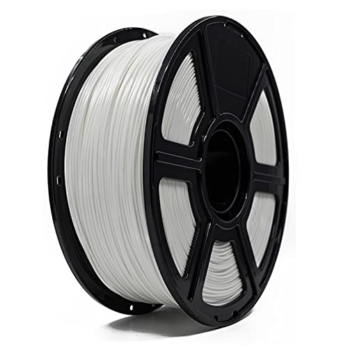 POM Filament 1,75 mm hat gute Steifigkeit, Flexibilität, Kompression und Zugeigenschaften, 3D-Drucker Filament 1kg2.2lb Spule,Weiß
