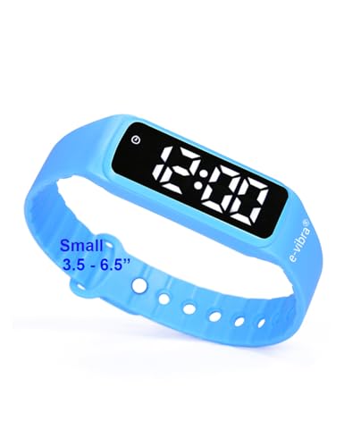 e-vibra Premium Töpfchentraining-Uhr, vibrierender Alarm, Erinnerungsuhr für Jungen und Mädchen, Medikamenten-Erinnerungsuhr – mit Timer und 10 täglichen Alarmen (blau)
