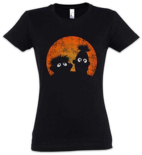 Urban Backwoods E & B Puppets Damen T-Shirt Schwarz Größe 2XL