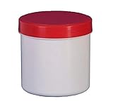 20 Salbendosen Salbendose Cremdose 250 g 310 ml Deckel rot Salbendöschen