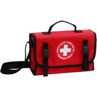 LEINA-WERKE 23021 Erste Hilfe-Notfalltasche mit Inhalt DIN 13157, Klein, Rot