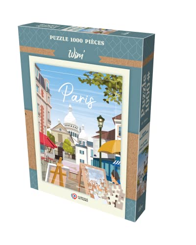 GIGAMIC PWPPAM Puzzle Paris Montmartre Wim, 1000 Stück