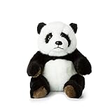 WWF 15183011 WWF00542 Plüsch Panda, realistisch gestaltetes Plüschtier, ca. 22 cm groß und wunderbar weich
