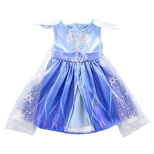 Lito Angels Mädchen Prinzessin Verkleidet sich Schneekönigin Kostüm Geburtstagsparty Schick Ankleiden18-24 Monate Blau 267