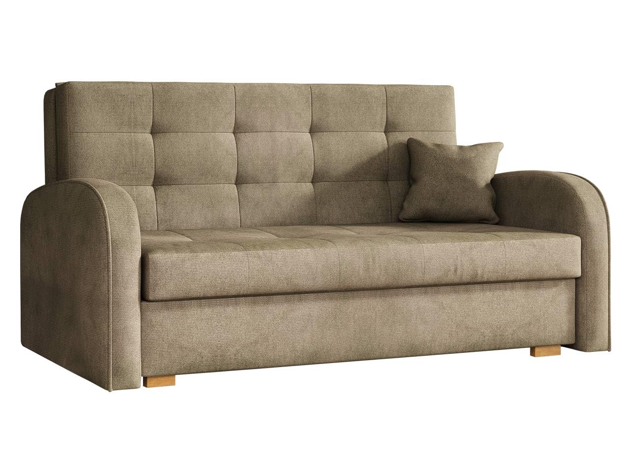 Mirjan24 Schlafsofa Viva Gold III mit Bettkasten, Bettsofa, 3 Sitzer Polstersofa mit Schlaffunktion inkl. Kissen, Sofa, Sofagarnitur, Farbauswahl, Wohnlandschaft (Paros 3)