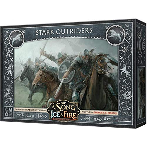 CoolMiniOrNot CMNSIF102 Thrones A Song of Ice and Fire Miniaturspiel: Stark Outriders Expansion, Mehrfarbig