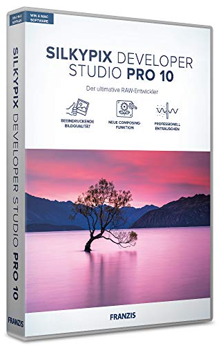 FRANZIS Silkypix Developer Studio Pro 10|10|2 Geräte|ohne Abo|PC/Mac|Disc|Disc