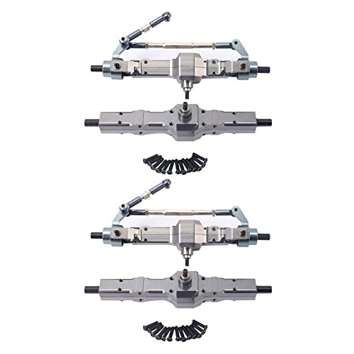 Niniang 2 x Getriebe für Brücken- und Hinterachse aus Metall für C14 C24 C34 C44 B14 B24 1/16