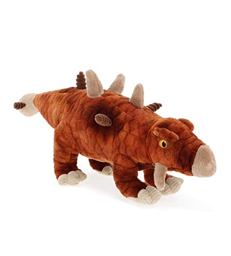Keel Toys Keeleco SE2272 Plüschtier, 100% recycelt, ökologisches Spielzeug für Kinder, Plüschtier, Dinosaurier, Ankylosaurus, 38 cm