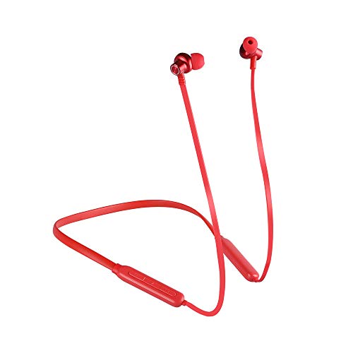 V-TAC Sport Bluetooth Wireless Stereo Kopfhörer (rot) Kopfhörer, Mikrofon, Freisprecheinrichtung und Musik für iPhone 4s 5 5c 5s 6 6s Plus iPad iPod Touch und Android Smartphone