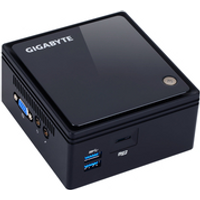 Gigabyte BRIX GB-BACE-3160 (rev. 1.0) - Barebone - Ultra Compact PC Kit - 1 x Celeron J3160 / 1.6 GHz - HD Graphics 400 - GigE