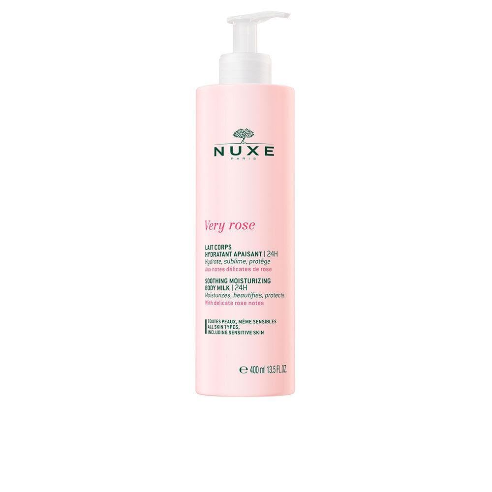 NUXE Very Rose Soothing Moisturizing Body Milk 24H, 400 ml