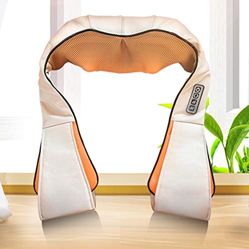 Nackenmassagegerät Shiatsu Massagegerät mit Wärme, 3 Einstellbaren Geschwindigkeiten Elektrische Massage Geräte für Hause Büro