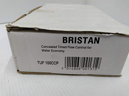 Bristan TUF100CCP Verdeckte Zeitgesteuerte Durchflussregelung für Wasserspar-Mischduschen, Chrom