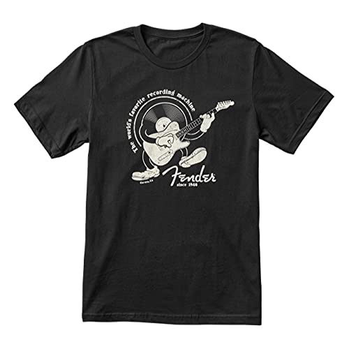 Fender Recording Machine T-Shirt, schwarz, Größe: S