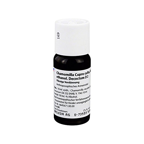 Chamomilla Cupro Culta Radix Ethanol Decoctum D2, 50 ml