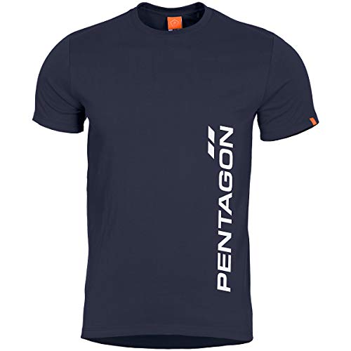 Pentagon Herren Ageron T-Shirt Vertical Midnight Blue Größe XL