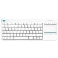 Logitech Wireless Touch Keyboard K400 Plus - Tastatur - 2,4 GHz - Deutsch - weiß (920-007128)