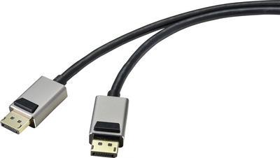 SpeaKa Professional DisplayPort DisplayPort Anschlusskabel [1x DisplayPort Stecker - 1x DisplayPort Stecker] 1.00 m Schwarz (SP-9510448)