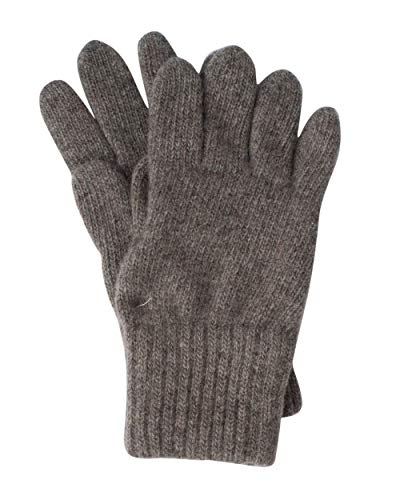 Foster-Natur, Kinder Finger Handschuhe, 100% Wolle (Merino) (4, Elk)