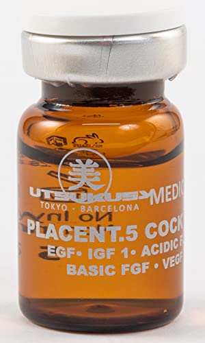 PLACENT.5 COCKTAIL - steriles Serum für Microneedling (Derma Pen) u. Mesotherapie (Dermaroller) Behandlungen - Professionelles Microneedling-Serum. Ampulle mit 5 ml