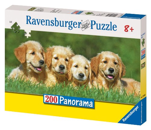 Ravensburger 12680 - Drollige Vierbeiner - 200 Teile XXL Panorama Puzzle