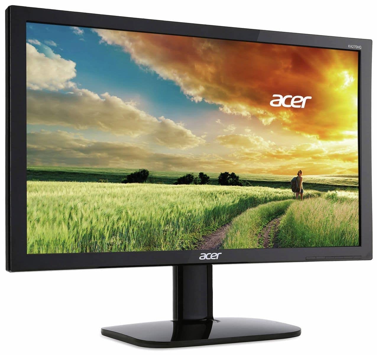 Acer KA270HA Monitor 27 Zoll (69 cm Bildschirm) Full HD, 60Hz, 4ms (G2G), HDMI 1.4, DVI, VGA, Schwarz