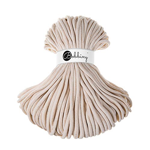 Bobbiny Jumbo 9 mm - Rope-Garn 100 m (golden natural)