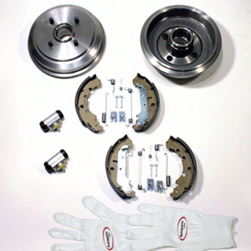 Autoparts-Online Set 60003876 Bremstrommel/bremsen Set + Radbremszylinder + Zubehör hinten