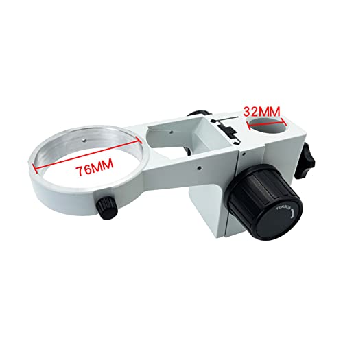 Verbesserter Mikroskop-Adapter für Stereo-Mikroskop-Einstellarm, Mikroskop-Kopfhalter, Mikroskop-Zubehör, Mikroskop-Halter-Adapter