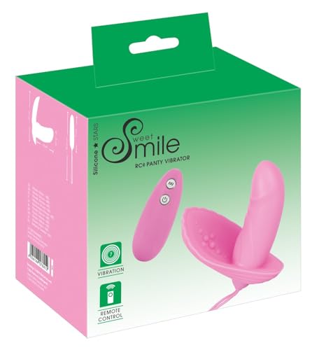 Sweet Smile Vibrator Shelly - Auflegevibrator in Muschel-Design mit Minivibrator für Klitoris-Stimulation in Pink