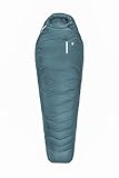 Grüezi bag Biopod Down Hybrid Ice Cold 190 Warmer Winter Schlafsack, 215 x 87 cm, bis Körpergröße 190 cm, Tkomf -5°C/Tlim -12°C, Packmaß 38 x Ø21 cm