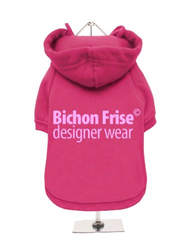 "Bichon Frise© Designer Wear" UrbanPup Hunde Sweatshirt (Fuchsia/Pink)