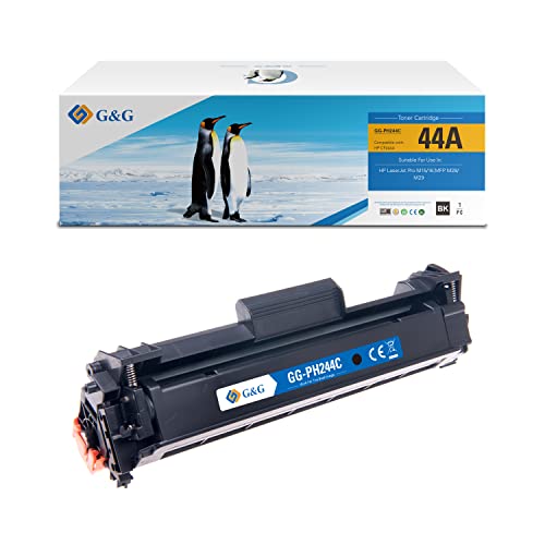 G&G 44A Toner kompatibel mit HP 44A CF244A für HP Laserjet Pro M15w M15a MFP M28w 28a(1 schwarz)