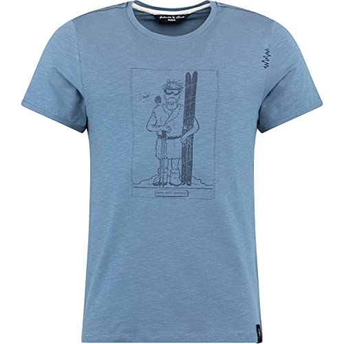 Chillaz - Homo Mons Sportivus - T-Shirt Gr L blau