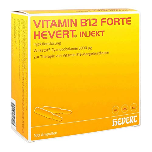 Vitamin B12 forte Hevert injekt Ampullen, 100 St. Ampullen