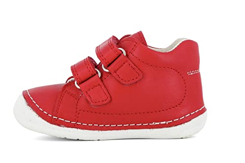 Pablosky Jungen Unisex Kinder 017560 First Walker Schuhe, rot, 21 EU