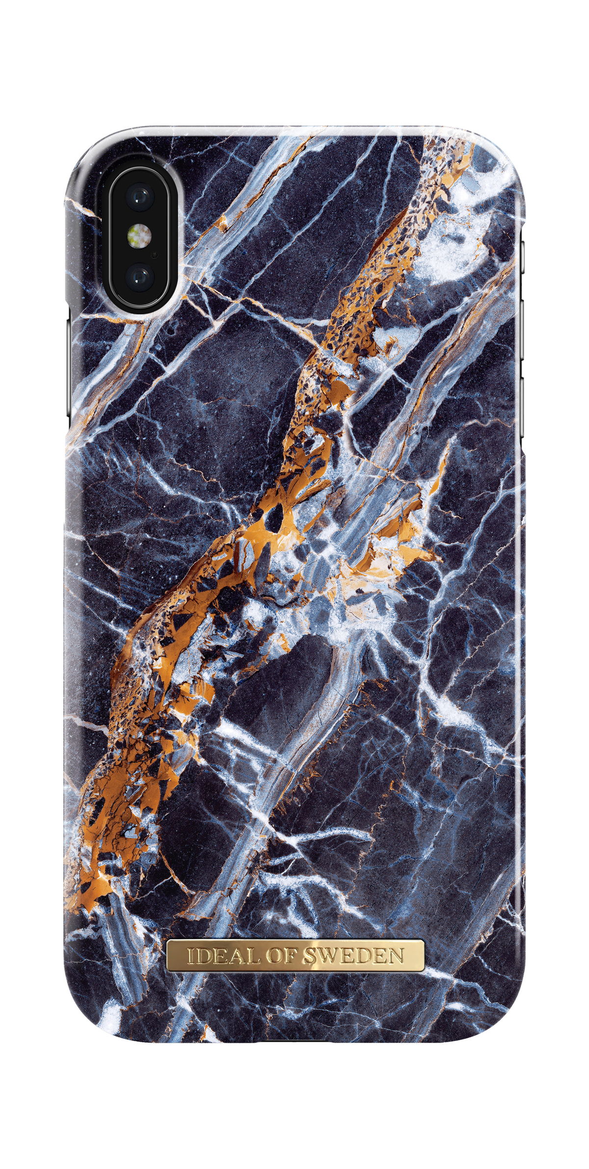 iDeal Of Sweden Handyhülle für iPhone XS Max (Marmor Print) (Midnight Blue)