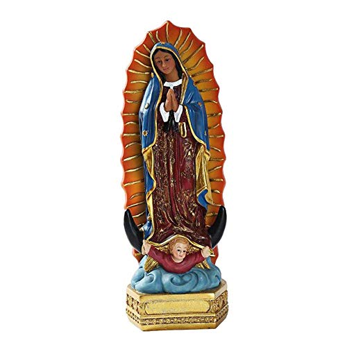 Schöne Muttergottes von Guadalupe Jungfrau Maria Statue Skulptur   Harz Figur Geschenk Weihnachtsanzeige Dekor Ornament, 1