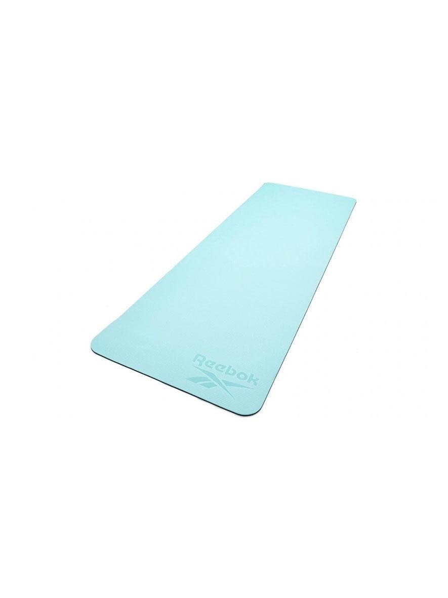 Reebok Unisex Doppelseitige Yogamatte, Blau, 6mm