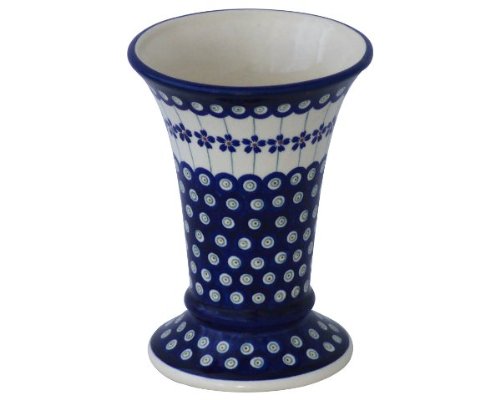 Original Bunzlauer Vase/Blumenvase H 19,5cm im Dekor 166a