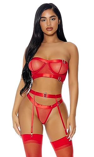 Forplay Good As Gold Dessous-Set Red S