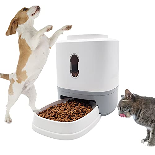 Yumech Automatische Pet Feeder Tragbare Hundefutter Spender Taste Trigger Feeder Hund Puzzle Langsam Feeder Spaß Fütterung Interaktive Spielzeug für Katzen Hunde Welpen